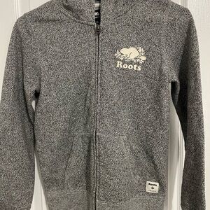 Roots Kids Grey Full Zip Hoodie – Size XL (11–12 yrs)